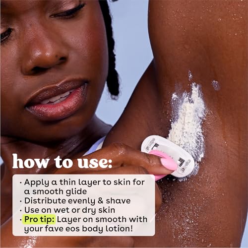 eos Shea Better Women's Shave Cream- Vanilla Bliss, Shea Butter Skin Care, Shaving Cream for Women, 14 fl oz, 2-Pack